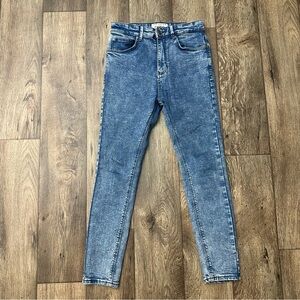PULL & BEAR Carrot Slim Fit Blue Jeans Men’s Size 28 Cotton Stretch